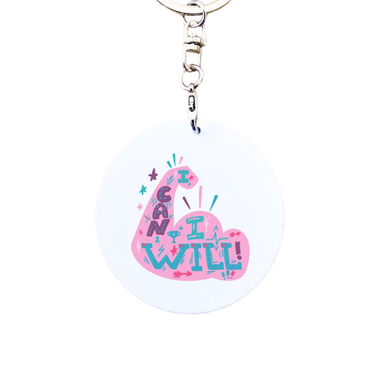 I Can & I Will - Women's Empowerment Keyring