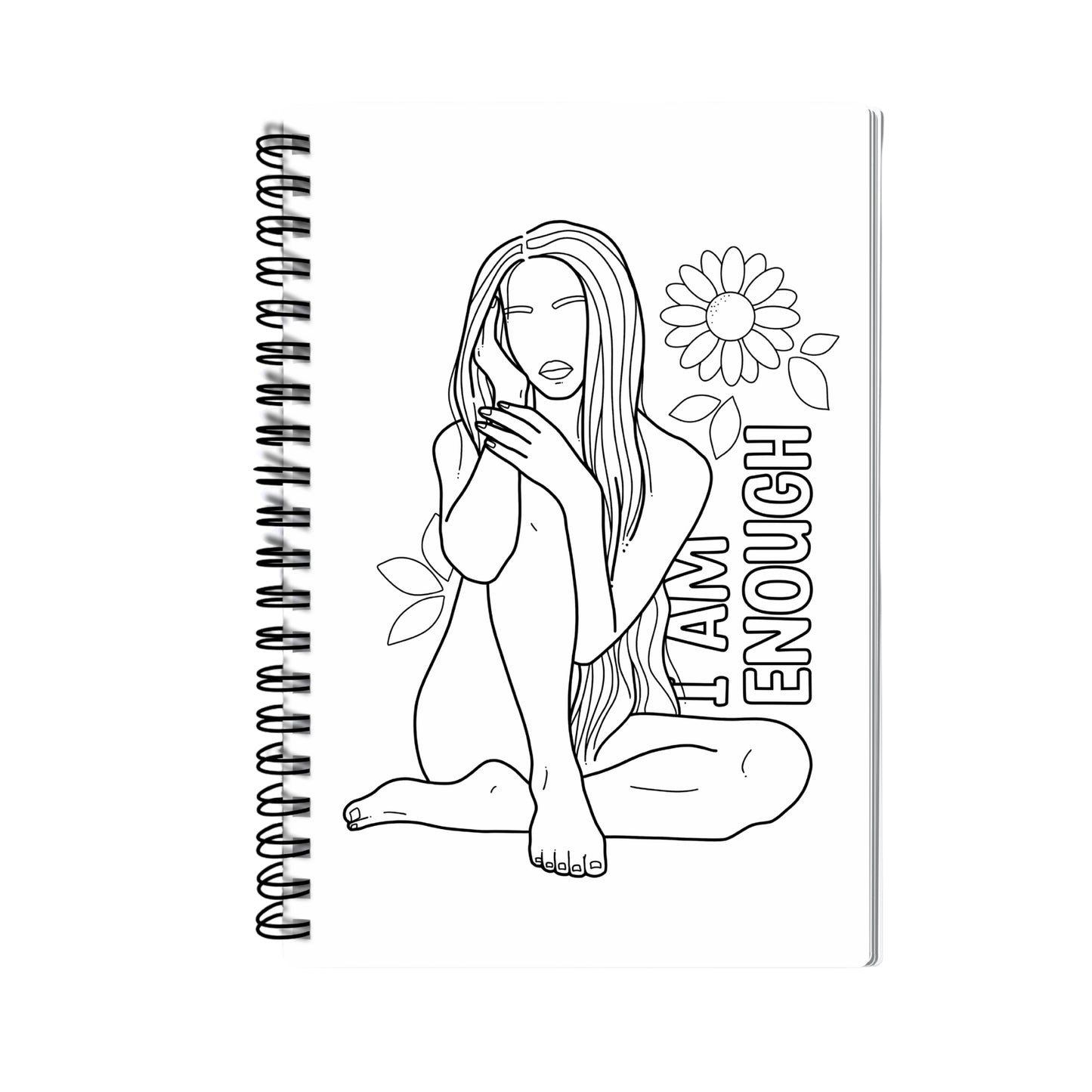 Empower & Unwind - Women's Empowering Adult Colouring Book With Affirmations