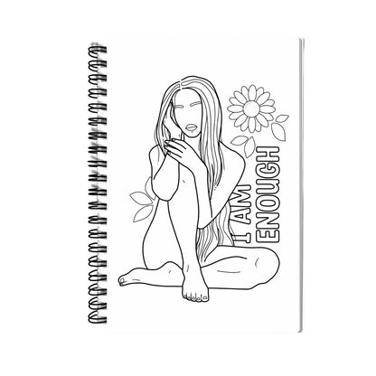 Empower & Unwind - Women's Empowering Adult Colouring Book With Affirmations