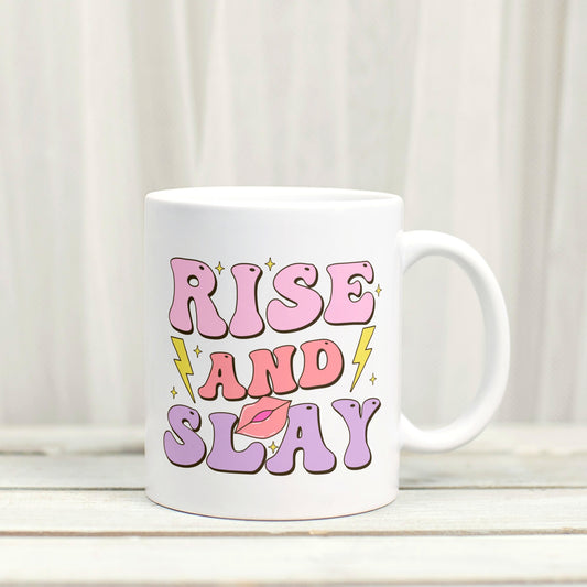 Rise and Slay - Motivational Mug