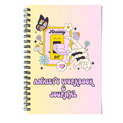 Anxiety OFF Journal and WorkBook - Retro Style