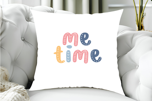 40x40cm Me Time - Cute Pastel - Self Care Cushion