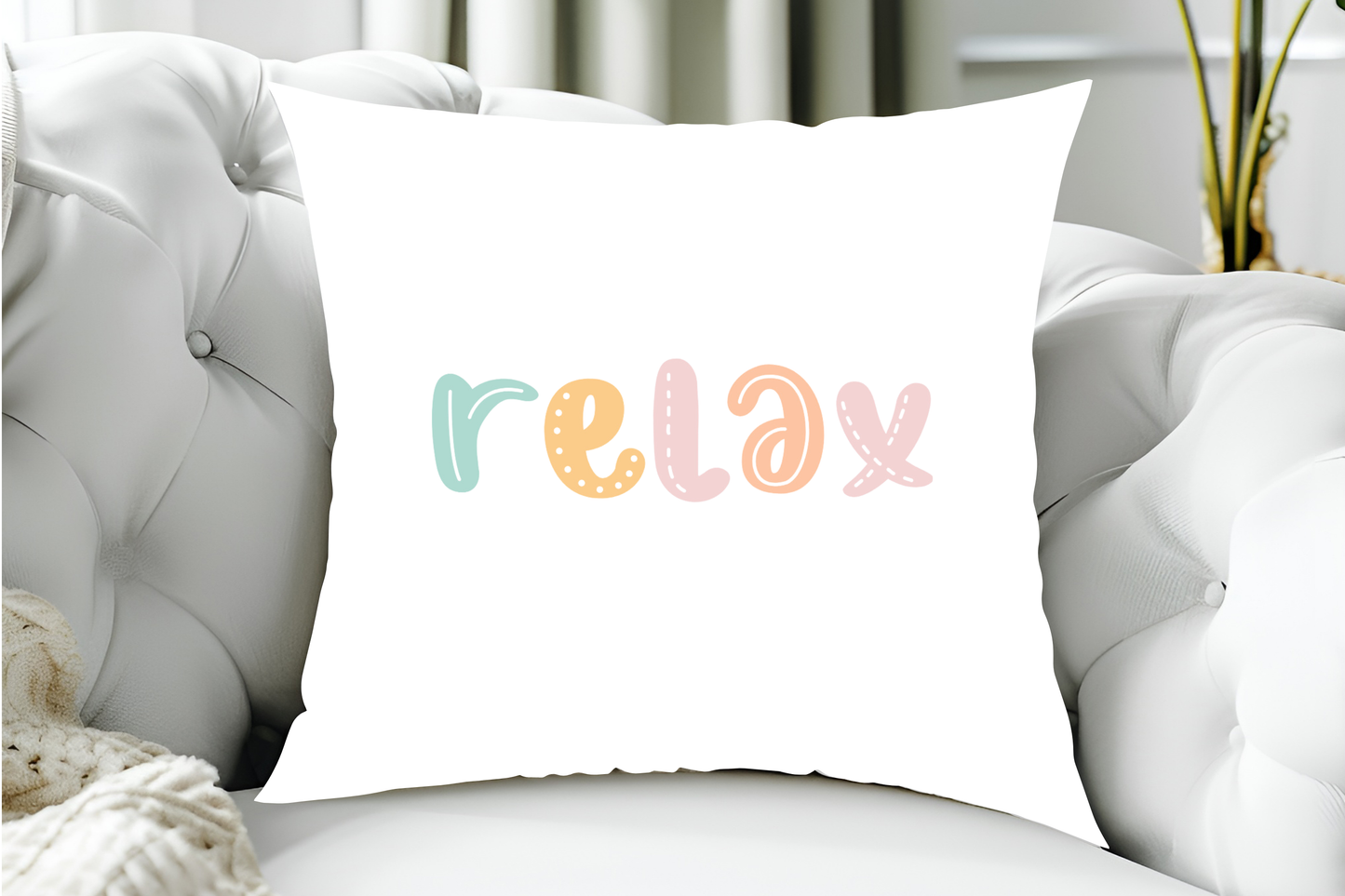 40x40cm Cute Pastel Relax Cushion