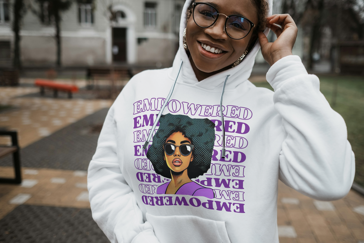 EMPOWERED - Empowering Afro Black Women Hoodie