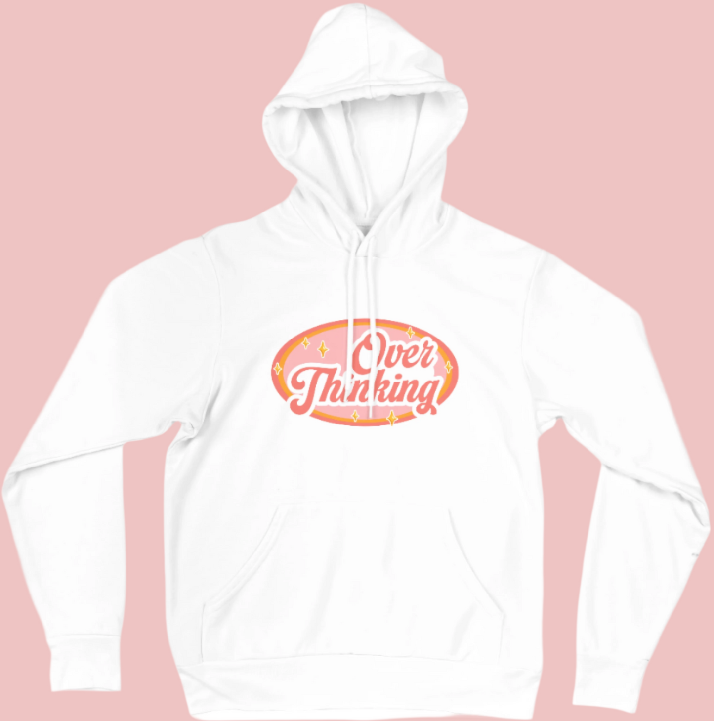 Overthinker Retro Hoodie - Mental Health Inspired, ADHD Awareness