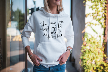 She Overcame Everything That Was Meant to Destroy Her - Women's Inspirational Mental Health Hoodie