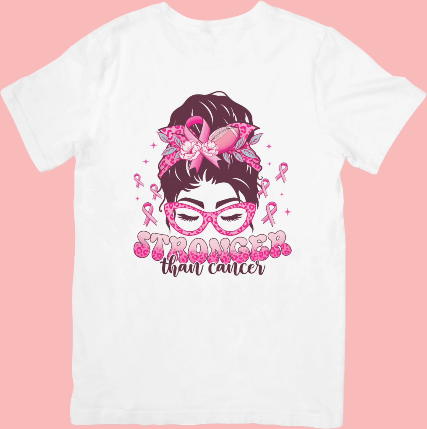 Stronger Than Cancer - Women's Empowering Crew Neck T-Shirt