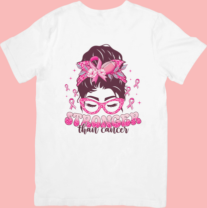 Stronger Than Cancer - Women's Empowering Crew Neck T-Shirt