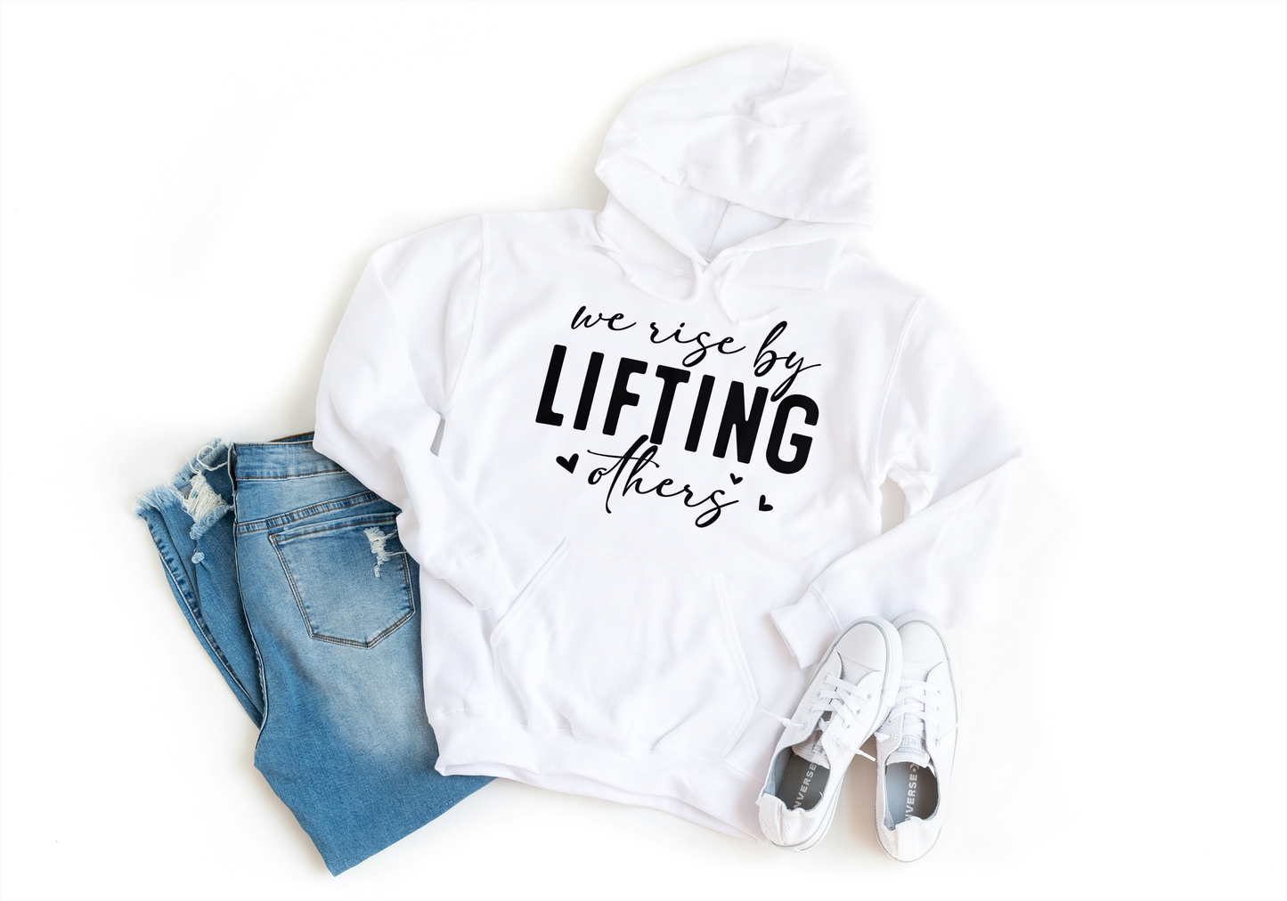 We Rise By Lifting Others - Empowerment Hoodie